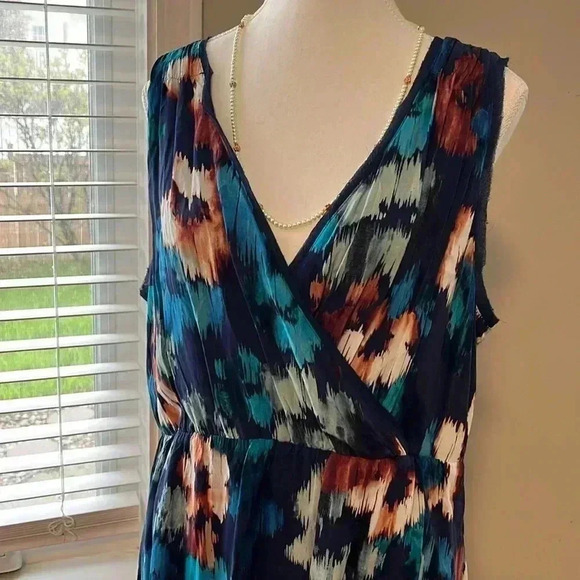 [XL]Simply Vera Vera Wang V Neck Midi Dress - Picture 2 of 8